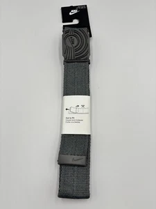 Nike Belt Men's Dunk Web Golf Gray Cut to Fit- Up to size 42 NEW - Picture 1 of 6