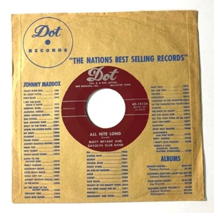 Rusty Bryant All Nite Long & Castle Rock 45 RPM 7” Vinyl Dot 45-15134 Original - Picture 1 of 3
