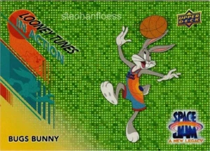 Space Jam A 2021 nuevo Legacy Looney Tunes en acción verde neón IA-18 Bugs Bunny - Imagen 1 de 1