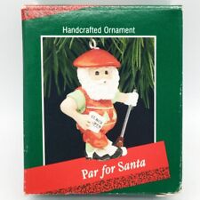 Hallmark Keepsake Christmas Ornament Par for Santa Golfer 1988
