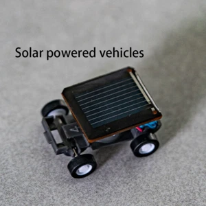 Creative Mini Solar Powered Robot Racing Car Vehicle Educational Gadget Toy Gift - Picture 1 of 3