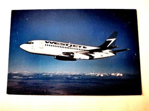 Westjet Boeing 737-200 Postkarte Fluggesellschaft Ausgabe - Bild 1 von 2
