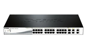 D-Link DGS-1224T 24-Port Web Smart Gigabit Switch + Rack Ear Brackets - Picture 1 of 8