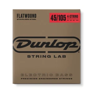 Dunlop DBFS45105 Edelstahl Flatwound Basssaiten; lange Skala 45-105 - Bild 1 von 2