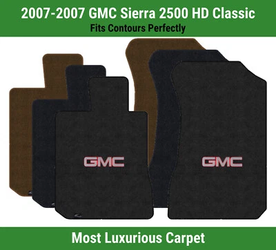 Lloyd Luxe Front Mats for '07 GMC Sierra 2500 HD Classic w/Silver/Red GMC 1 - Image 1 of 4