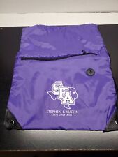 Stephen F. Austin State University Nylon Draw String Bag - 13 x 17 Inches
