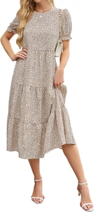 Abiti Da Donna Casual Abiti Lunghi Estivi E Primaverili Abito Donna Vestito Eleg - Foto 1 di 12