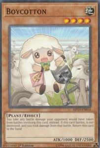 YUGIOH CARD 1 X BOYCOTTON MP19-EN018 1ST EDITION - Picture 1 of 1