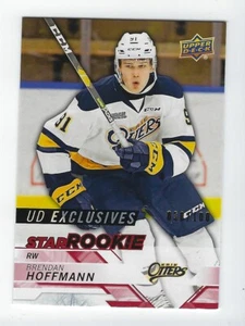 2018-19 Upper Deck CHL #319 Brendan Hoffman Star Rookies UD Exclusives 030/100 - Picture 1 of 1