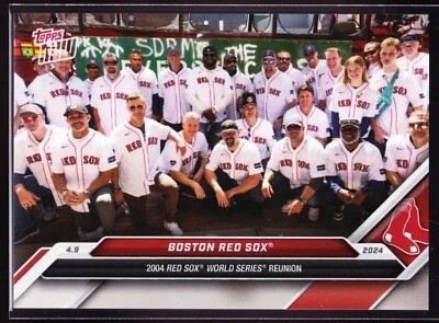 Boston Red Sox World Series Reunion David Ortiz Gabe Kapler 2024 Topps Now #59 - Imagem 1 de 2