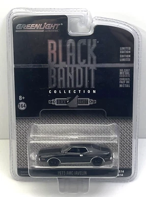 Greenlight - Colección Black Bandit - Negro 1973 AMC Javelin #2 Foto 1 de 2