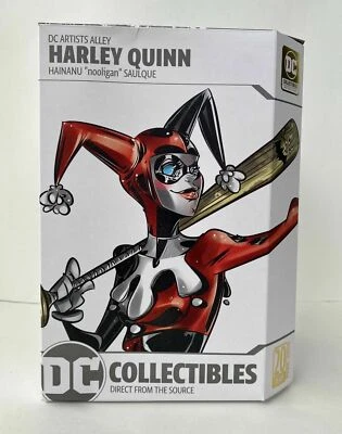 DC Comics Artist Alley Harley Quinn por Hainanu Nooligan Saulque edição limitada NOVO - Imagem 1 de 4