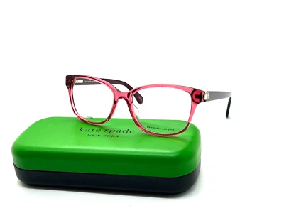 NUEVO Kate Spade Mujer REILLY/G LHF BORGOÑA 53-16-140MM MARCO BOHO Anteojos Foto 1 de 4