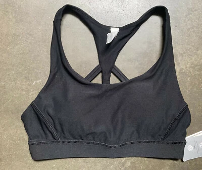 Nuevo sujetador deportivo Ideology para mujer espalda abierta, negro, X-pequeño Foto 1 de 2