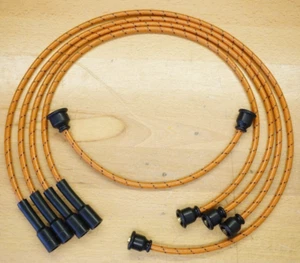 Willys Jeep F4-134 Hurricane 12 Volt Spark Plug Ignition Wire Set CJ-3B CJ-5 - Picture 1 of 16