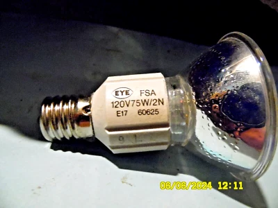 EYE FSA 60625  120V-75W/2N E17 Bulb - Image 1 of 4