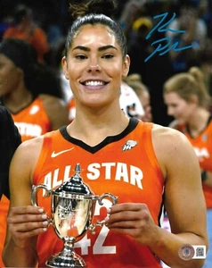 KELSEY PLUM SIGNED AUTO ALL STAR MVP 8X10 PHOTO LAS VEGAS ACES w/ COA BECKETT - Picture 1 of 1