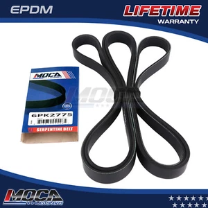 Cinturón Serpentine para 06-07 Buick Chevrolet Lincoln 3.0 3.5 3.9l 6pk2775 Epdm - Imagen 1 de 12