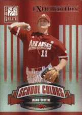 2008 Donruss Elite Extra Edition School Colors #26 Logan Forsythe /1500 - NM-MT