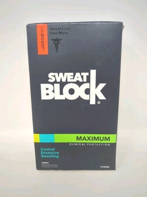 SweatBlock Maximum Clinical Protection Antiperspirant Wipes for Men & Women 10ct - Image 1 of 2
