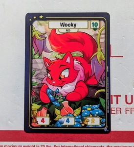 Neopets Battledome TCG Champions of Meridell RED Wocky - Bild 1 von 1