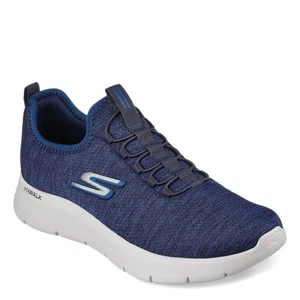 Men's Skechers, GOwalk Flex Sneaker - Wide Width 216484WW-NVBL Navy SYNTHETIC - Picture 1 of 8