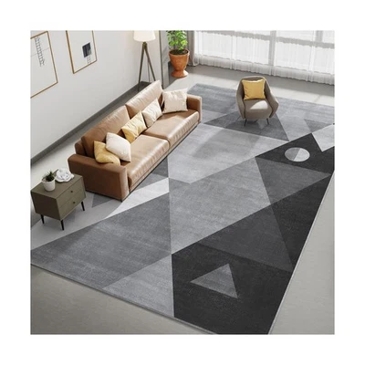 Alfombra moderna lavable HOMFINE - Alfombras estilo geométrico 5x7 para sala de estar,... Foto 1 de 4