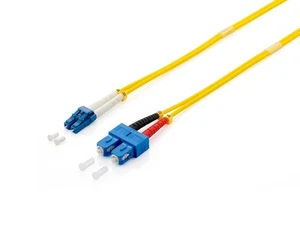 Equip Fibre Optic Cable (LC->SC 10.00m Singlemode Duplex OS2 Yellow Polybag) - Afbeelding 1 van 1