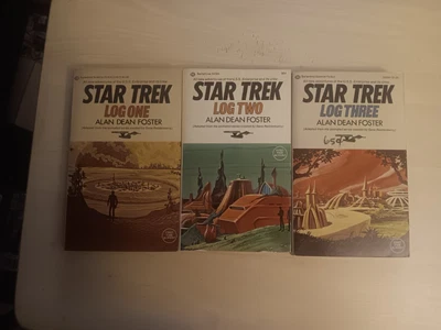 4 different STAR TREK LOG collections - ALAN DEAN FOSTER - Very High Grade - Image 1 of 4