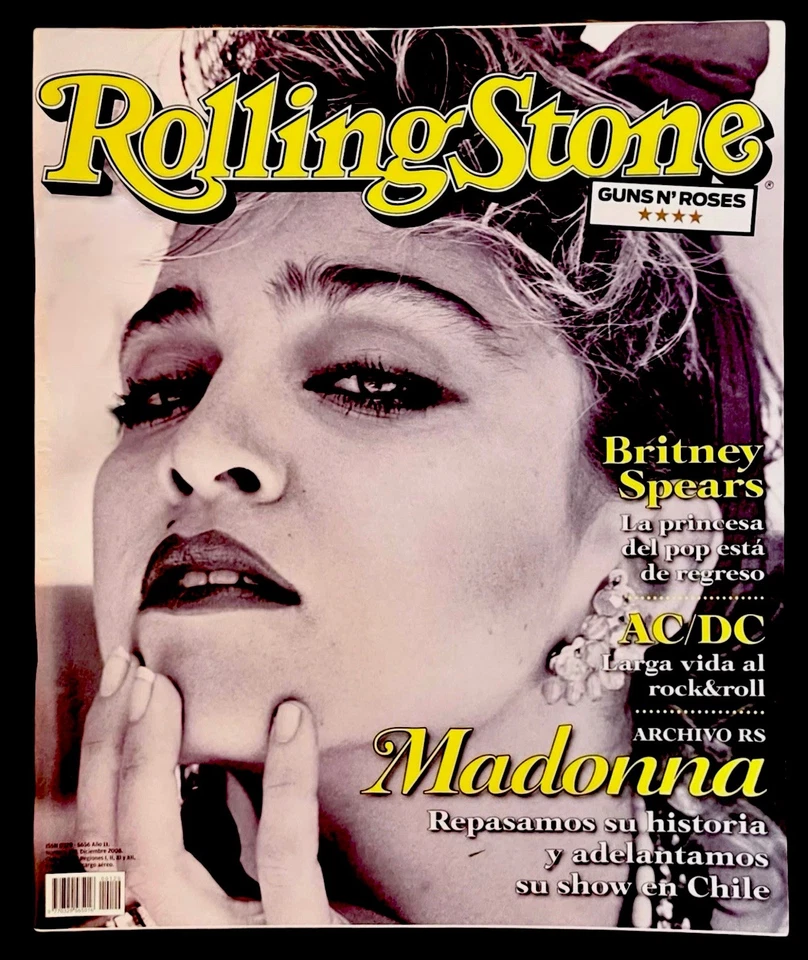 ⭐️MADONNA⭐️ Rolling Stone Magazine [Chile] ➡️ MINT‼️Ultra RARE‼️✅ - Image 1 of 1
