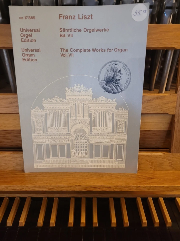 * Franz Liszt, ed Martin Haselboeck: Organ Works Vol. VII; órgano (universal) Foto 1 de 1