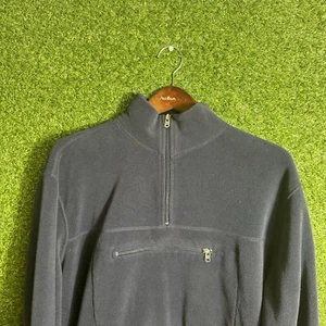 Vintage Polo Sport Sweater Mens Large Pullover Fleece QT Zip - Picture 1 of 9