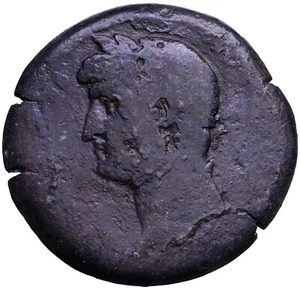 UNPUBLISHED Reverse and Bust to Left EGYPT, Alexandria. Hadrian Drachm Coin - Picture 1 of 5