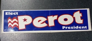 Ross Perot campaign bumper sticker - Picture 1 of 3