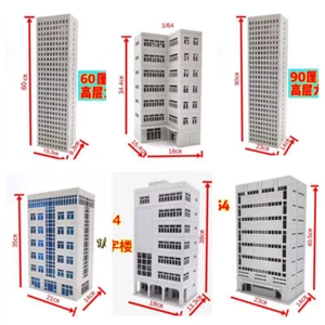 1/64 Scale Office Building Sand Table High Rise Residential Building Model Props - Picture 1 of 17