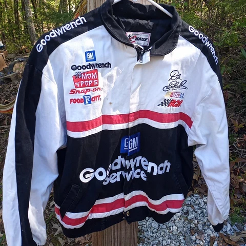 Vintage Chase Goodwrench Dale Earnhardt Embroidered Jacket XL NASCAR Racing READ Cover