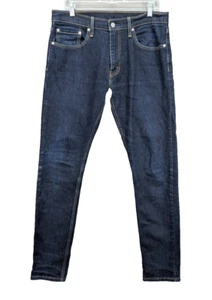 Levi's 512 Men's Jeans Blue Size 34x34 Medium Wash Tapered Leg Denim Mid Rise - Picture 1 of 14