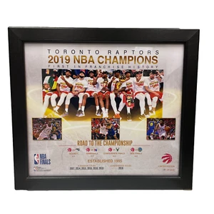 Toronto Raptors 2019 NBA Champions 15x17 Pieza enmarcada Collage de fotos - Imagen 1 de 1