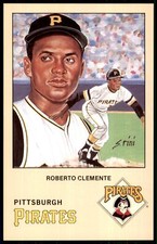1990 Historic Pittsburgh Pirates Roberto Clemente Postcard #2