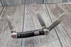 Vintage Imperial Folding Pocket Knife Steel 3 Blade - Picture 1 of 5