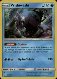 2x (SM12-062) Wishiwashi (Rare Holo) Pokemon Cosmic Eclipse Card # 62 - Picture 1 of 1