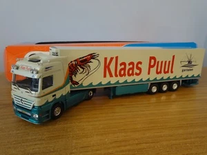TEKNO KLAAS PUUL MERCEDES BENZ ACTROS FRIDGE TRUCK MODEL 53711 1:50 - Picture 1 of 3