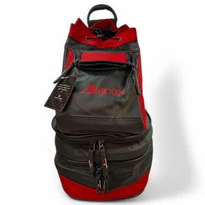 Swiss Force Red & Black Backpack Superior Fabrication Expandable Bottom 20' Tall - Picture 1 of 13