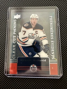 2019-20 Upper Deck Tim Hortons CONNOR MCDAVID Clear Cut Phenoms #CC-1 Oilers - Imagen 1 de 2