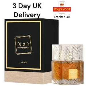 Khamrah Eau De Parfum 100ml By Lattafa Luxury EDP Perfume Fast Delivery Sealed - Picture 1 of 5