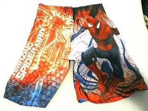 Pantalones Cortos de Natación Marvel Spiderman Niños XS Corbata Frontal Poliéster Trajes de Baño Bolsillos - Imagen 1 de 8