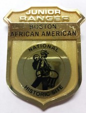 Boston African American Historic Site National Park NPS Jr Junior Ranger Badge