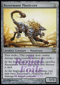 Razormane Masticore 1x FOIL MTG 10th X Tenth Edition Rare NM artifact - Picture 1 of 1