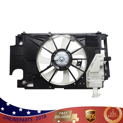 Conjunto de ventilador de refrigeração condensador radiador A/C para Toyota Prius C 2012-17 2018 2019 - Imagem 1 de 4
