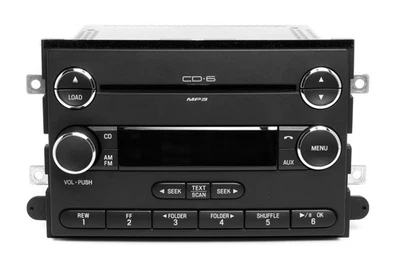 Ford Fusion AM FM Radio Mp3 2006-09 6 discos reproductor de CD número de modelo 8E5T-18C815-AE Foto 1 de 4